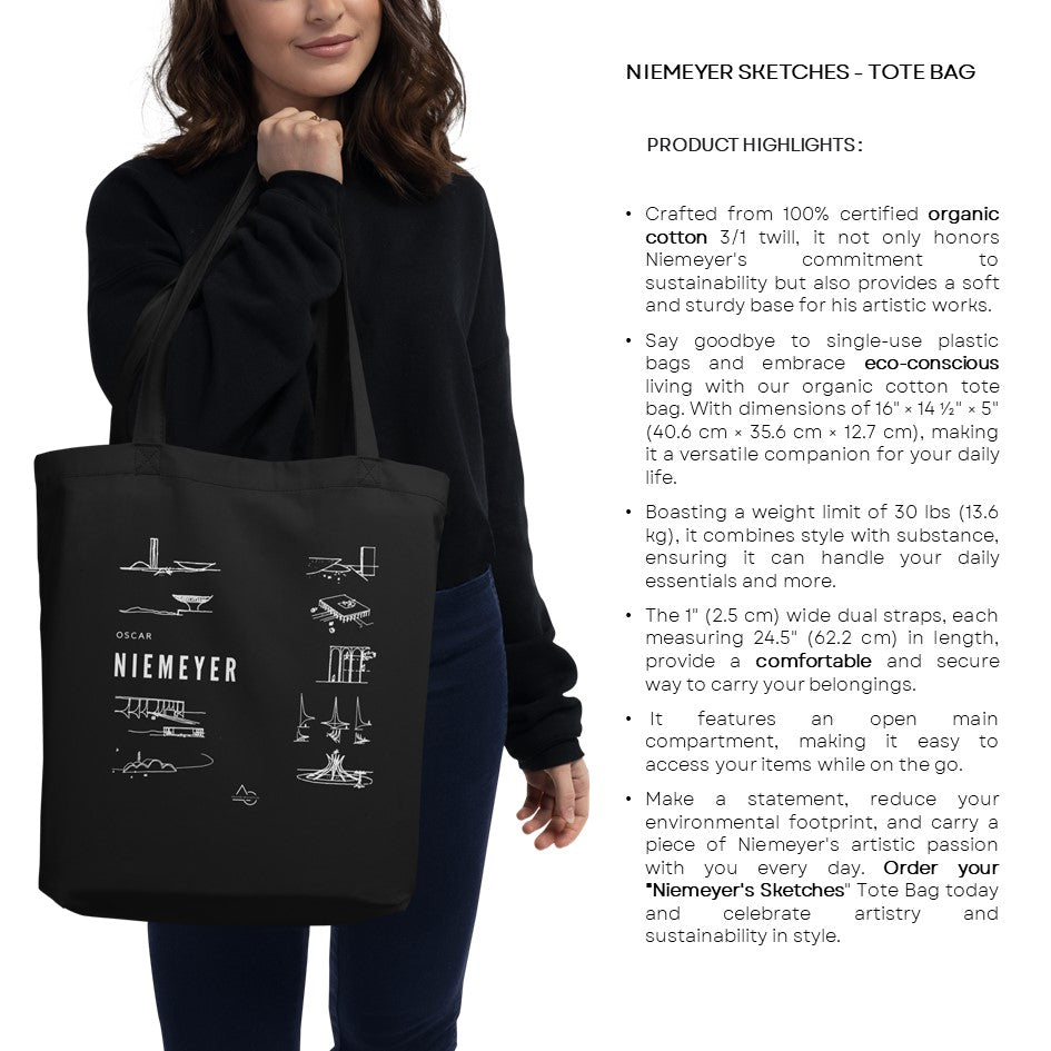 NIEMEYER SKETCHES - TOTE BAG