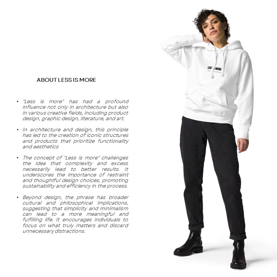 LESS IS HOODIE