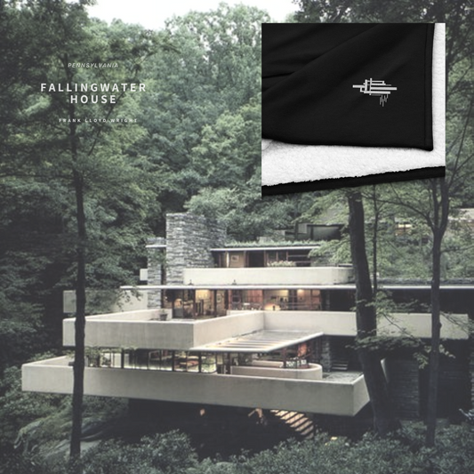 FALLINGWATER TRANQUILITY SHERPA BLANKET